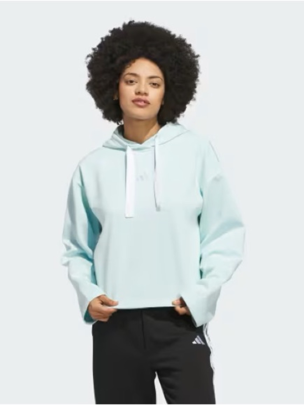 Adidas WOMENS FLEECE 3STRIPE HOODIE